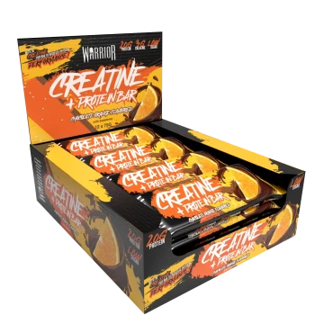 Warrior Creatine Bars 12x75g Chocolate Orange